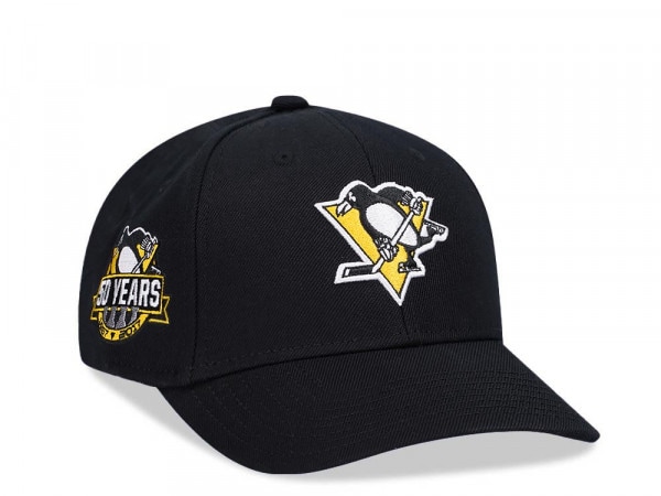 American Needle Pittsburgh Penguins 50 Years Black Snapback Cap