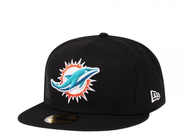 New Era Miami Dolphins Black Classic Edition 59Fifty Fitted Cap
