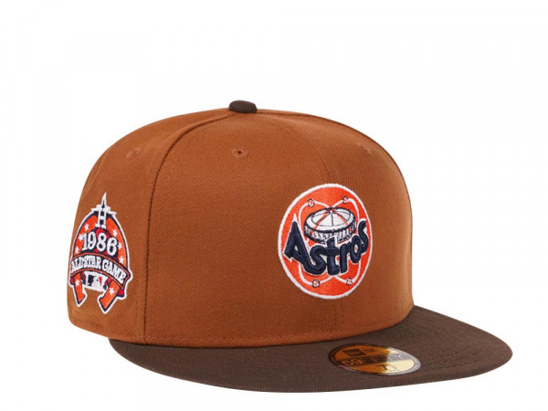 New Era Houston Astros All Star Game 1986 Bourbon and Suede Edition 59Fifty Fitted Cap