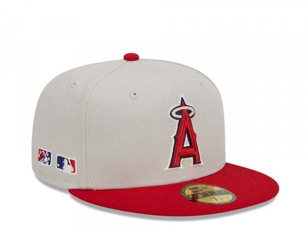 New Era Anaheim Angels Farm Team Stone Throwback Two Tone Edition 59Fifty Fitted Cap