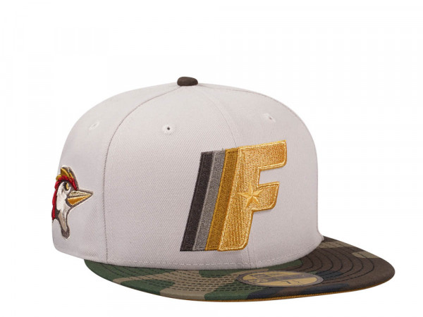 New Era Fayetteville Woodpeckers Outdoor Two Tone Edition 59Fifty Fitted Cap