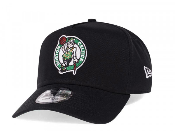 New Era Boston Celtics Black 9Forty A Frame Snapback Cap