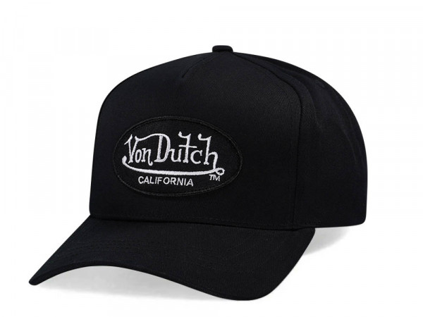 Von Dutch Black Edition A Frame Strapback Cap