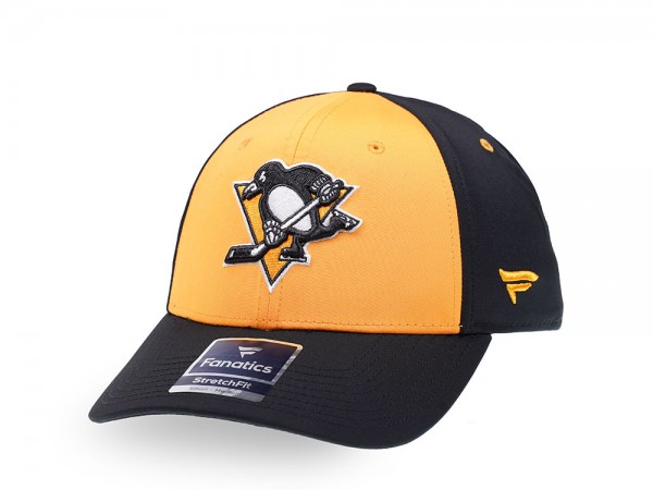 Fanatics Pittsburgh Penguins Yellow Iconic Stretch Fit Cap