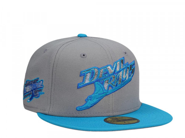 New Era Tampa Bay Rays Inaugural Season 1998 Shadow Metallic Two Tone Edition 59Fifty Fitted Cap
