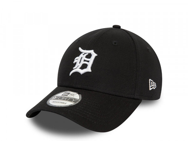 New Era Detroit Tigers League Essential Black 9Forty Strapback Cap