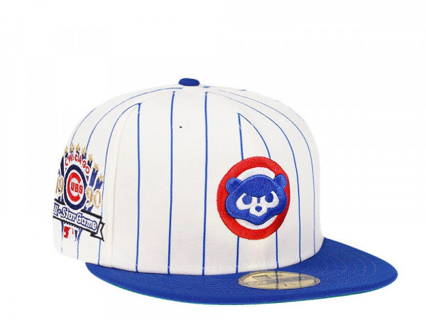 New Era Chicago Cubs All Star Game 1990 Pinstripe Heroes Elite Edition 59Fifty Fitted Cap