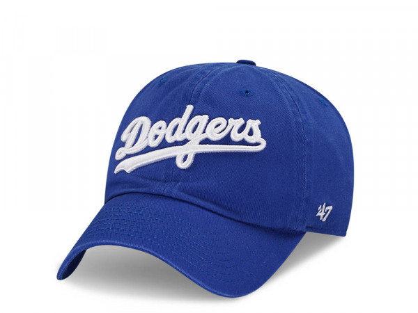 47Brand Los Angeles Dodgers Blue Clean Up Strapback Cap