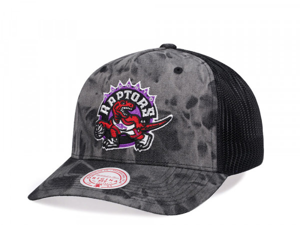 Mitchell & Ness Toronto Raptors Burnt Ends Black Trucker Snapback Cap