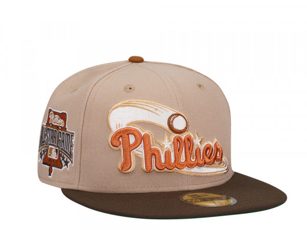 New Era Philadelphia Phillies All Star Game 1996 Camel Throwback Two Tone Edition 59Fifty Fitted Cap