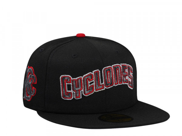 New Era Brooklyn Cyclones Black Red Prime Edition 59Fifty Fitted Cap