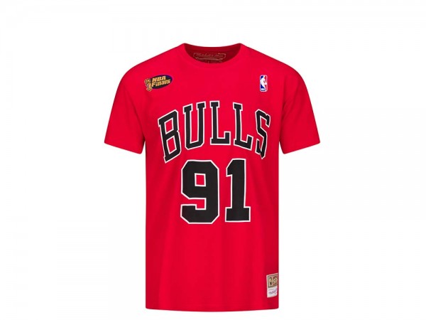 Mitchell & Ness Chicago Bulls - Dennis Rodman Name & Number T-Shirt