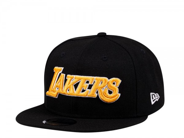 New Era Los Angeles Lakers Statement Black Edition 9Fifty Snapback Cap