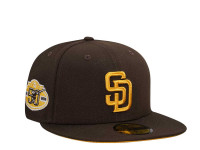 New Era San Diego Padres 50th Anniversary Brown Yellow Edition 59Fifty Fitted Cap
