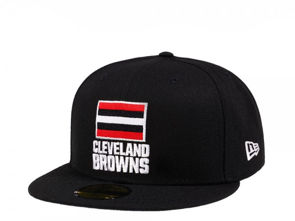 New Era Cleveland Browns Alternate Black Crimson Collection 59Fifty Fitted Cap