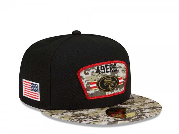 New Era San Francisco 49ers Salute to Service 21 59Fifty Fitted Cap