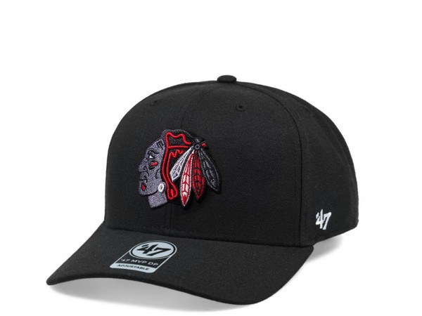 47brand Chicago Blackhawks Color Detail Red Edition MVP DP Snapback Cap