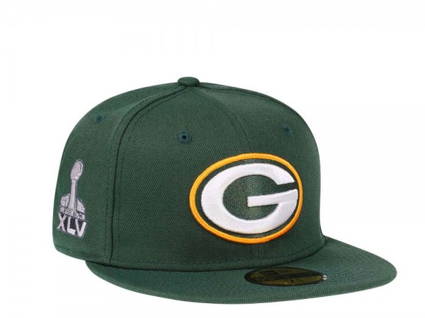 New Era Green Bay Packers Super Bowl XLV Classic Edition 59Fifty Fitted Cap