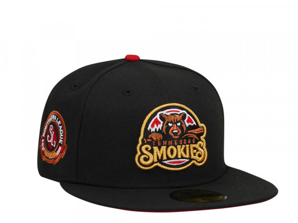 New Era Tennessee Smokies Black and Red Edition 59Fifty Fitted Cap