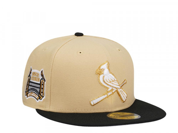 New Era St. Louis Cardinals Busch Stadium Vegas Gold Prime Two Tone Edition 59Fifty Fitted Cap
