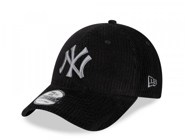 New Era New York Yankees Wide Cord Black Metallic 9Forty Strapback Cap