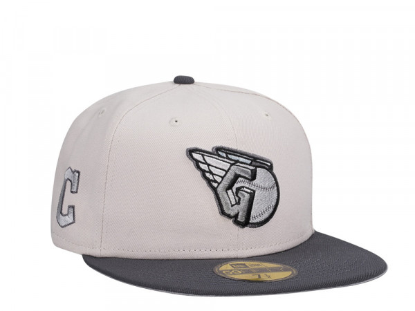 New Era Cleveland Guardians Graphite Shine Prime Edition 59Fifty Fitted Cap