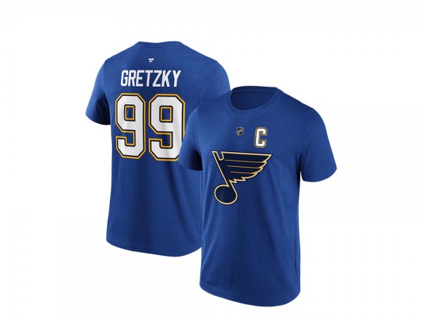 Fanatics St. Louis Blues Wayne Gretzky Name & Number T-Shirt