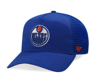 47Brand Edmonton Oilers Royal Hitch Trucker Snapback Cap