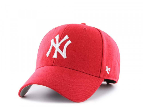 47Brand New York Yankees Classic Red Strapback Cap