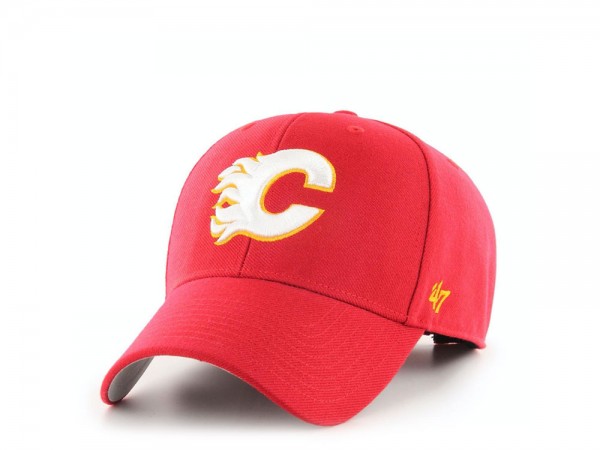 47Brand Calgary Flames Vintage Hockey MVP Strapback Cap