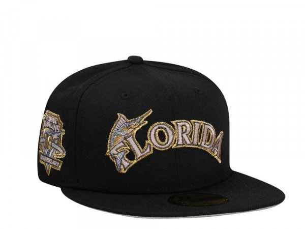 New Era Florida Marlins 10th Anniversary Creme Gold Edition 59Fifty Fitted Cap