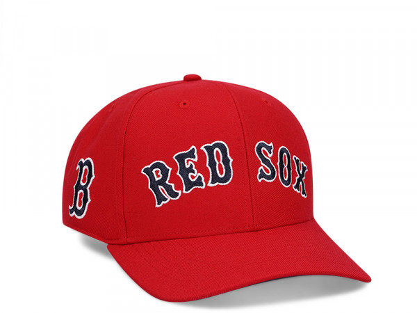 47Brand Boston Red Sox Red Replica Script MVP DP Snapback Cap