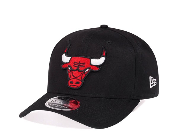 New Era Chicago Bulls Black 9Fifty Stretch Snapback Cap