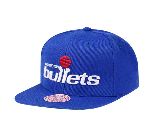 Mitchell & Ness Washington Bullets Hardwood Classics Snapback Cap