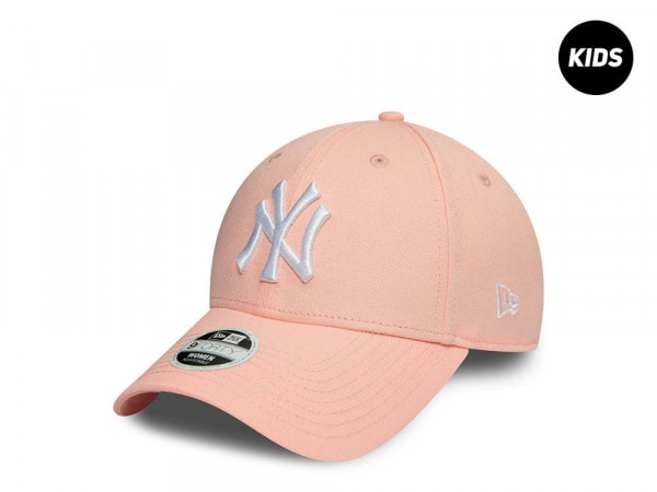 New Era New York Yankees League Essential Pink Kids 9Forty Strapback Cap