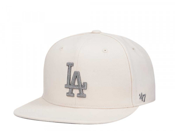 47Brand Los Angeles Dodgers Ballpark Natural Captain MVP Snapback Cap