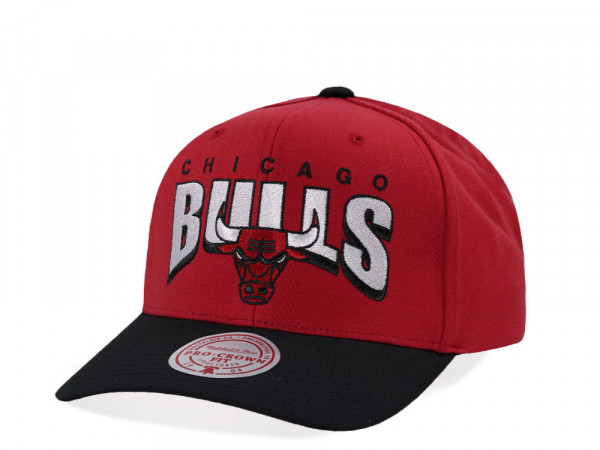 Mitchell & Ness Chicago Bulls Pro Crown Fit Red Snapback Cap