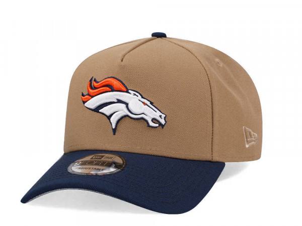 New Era Denver Broncos Khaki Two Tone Edition 9Forty A Frame Snapback Cap