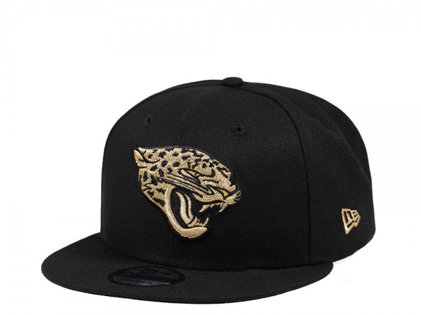 New Era Jacksonville Jaguars Black and Gold Edition 9Fifty Snapback Cap