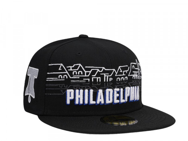 New Era Philadelphia 76ers Black City Edition 59Fifty Fitted Cap