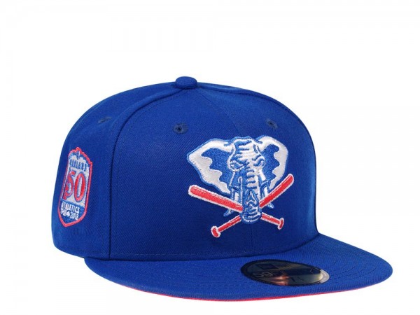 New Era Oakland Athletics 50th Anniversary Fresh Blue Lava Edition 59Fifty Fitted Cap