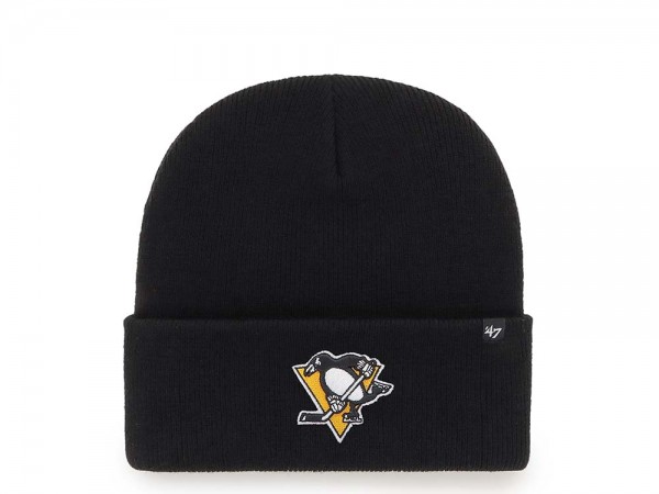 47 Brand Pittsburgh Penguins Black Edition Cuff Mütze