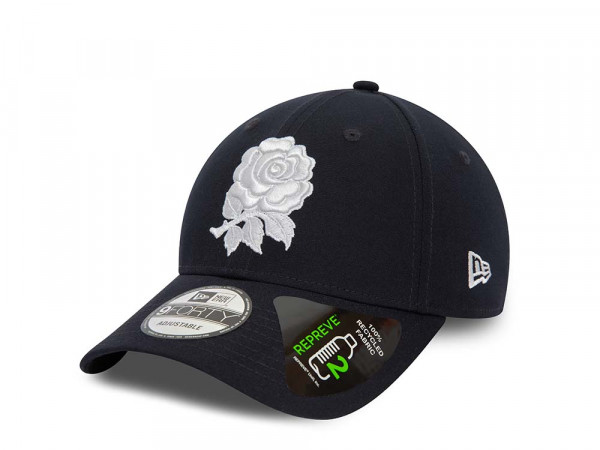 New Era Repreve England Rugby Navy 9Forty Strapback Cap