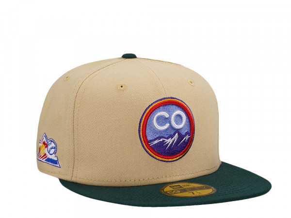 New Era Colorado Rockies Vegas City Two Tone Edition 59Fifty Fitted Cap