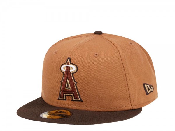 New Era Anaheim Angels Coffee Two Tone Edition 59Fifty Fitted Cap