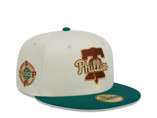 New Era Philadelphia Phillies 100th Anniversary Camp Two Tone Edition 59Fifty Fitted Cap
