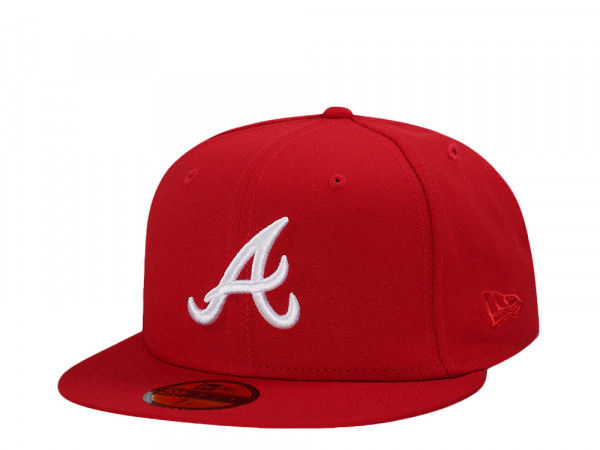 New Era Atlanta Braves Classic Red Edition 59Fifty Fitted Cap
