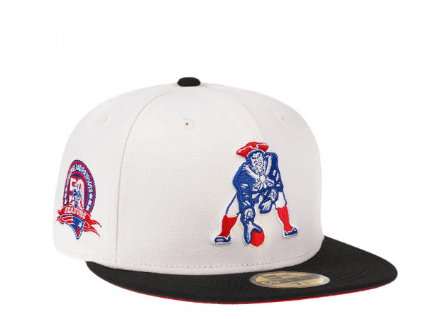 New Era New England Patriots 50th Anniversary Cream Dome Edition 59Fifty Fitted Cap