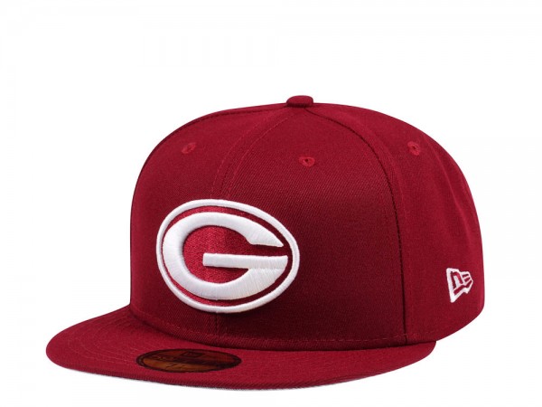 New Era Green Bay Packers Smooth Red Edition 59Fifty Fitted Cap