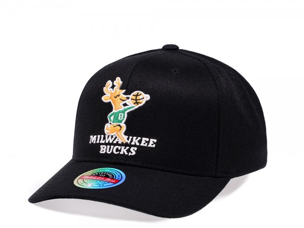 Mitchell & Ness Milwaukee Bucks Hardwood Classic Edition Red Line Flex Snapback Cap
